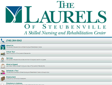 Tablet Screenshot of laurelsofsteubenville.com